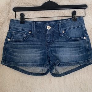 Guess Jean Shorts size 24 with bling detail